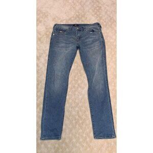 True Religion Jeans Men's Size 30x30 Rocco Relaxed Skinny Flap Pocket World Tour